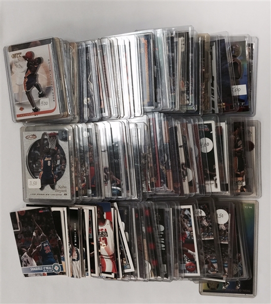 100+ Kobe Bryant and Shaquille O’Neal Cards from 1990s – Early 2000s